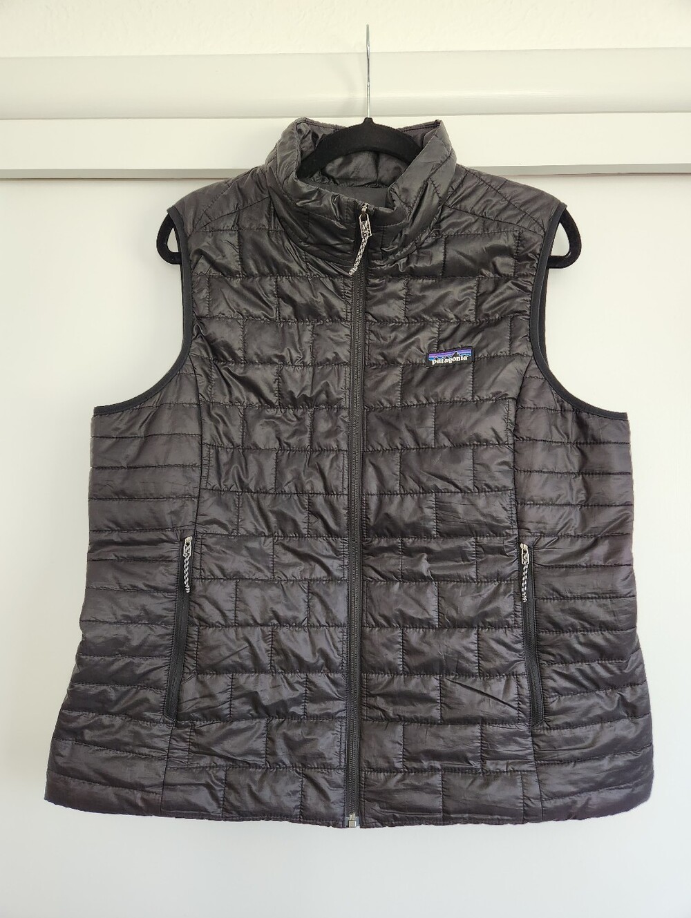 Patagonia Black Nano Puff Packable Vest